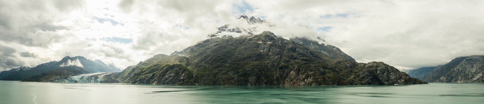 Glaciar Johns Hopkins, Parque Nacional Bahía del Glaciar, Alaska, Estados Unidos, 2017-08-19, DD 96-100 PAN