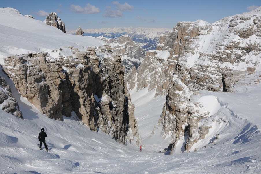 Val Mezdi con Torre Runggaldier