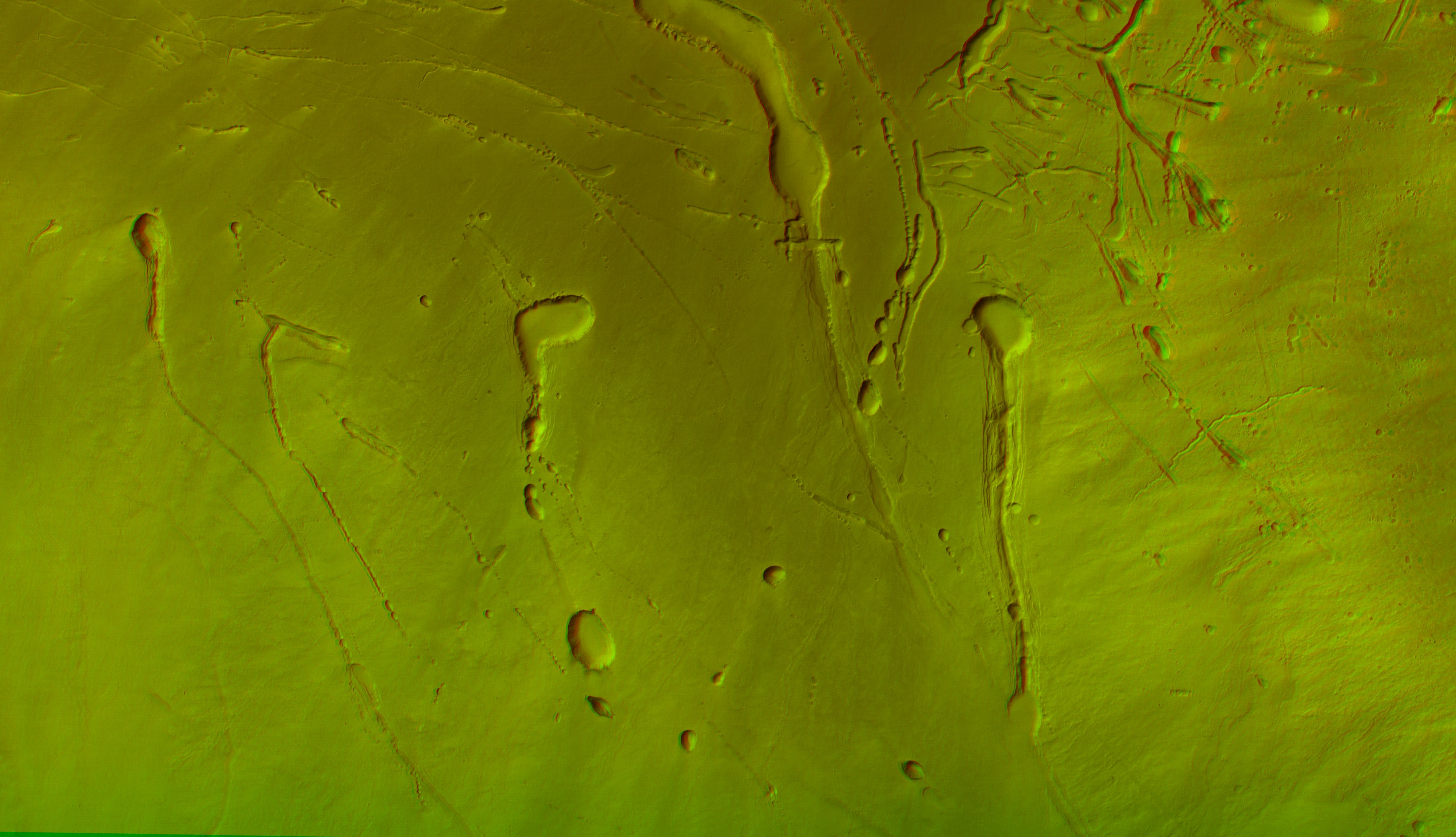 HRSC 3D image of Ascraeus Mons ESA223163