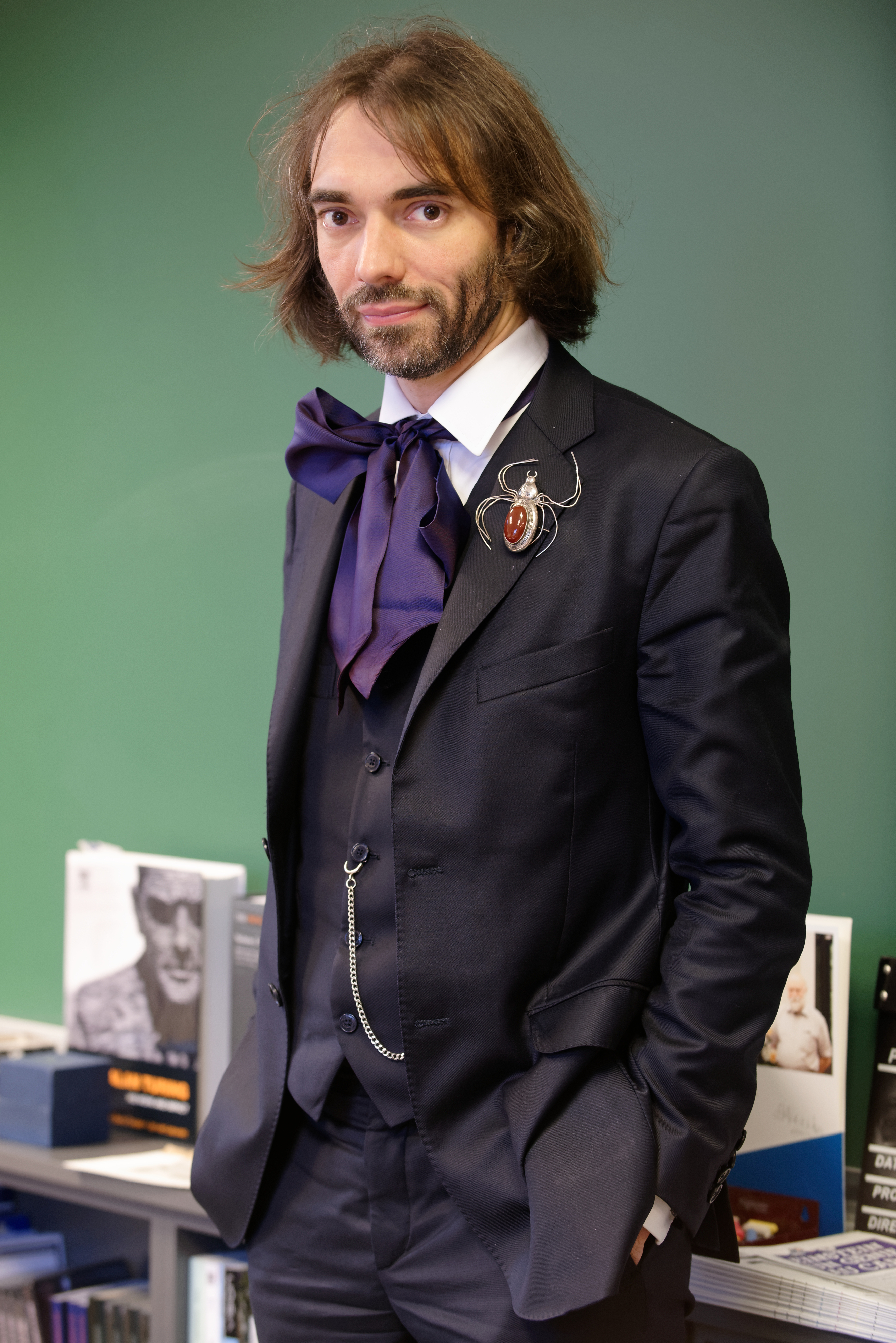 Cedric Villani in his office 2015 n1