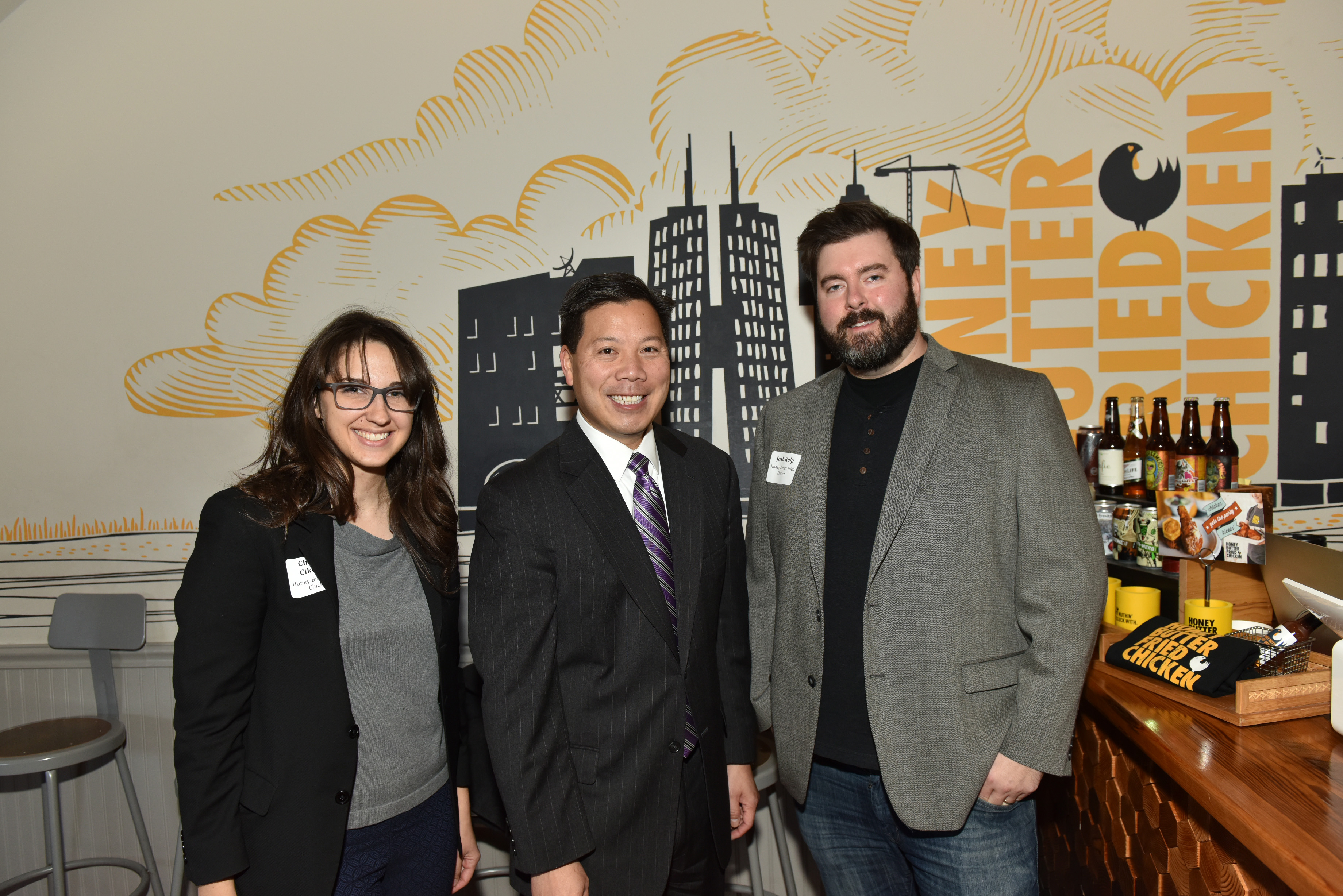 Christine Cikowski, Chris Lu and Josh Kulp, 2015