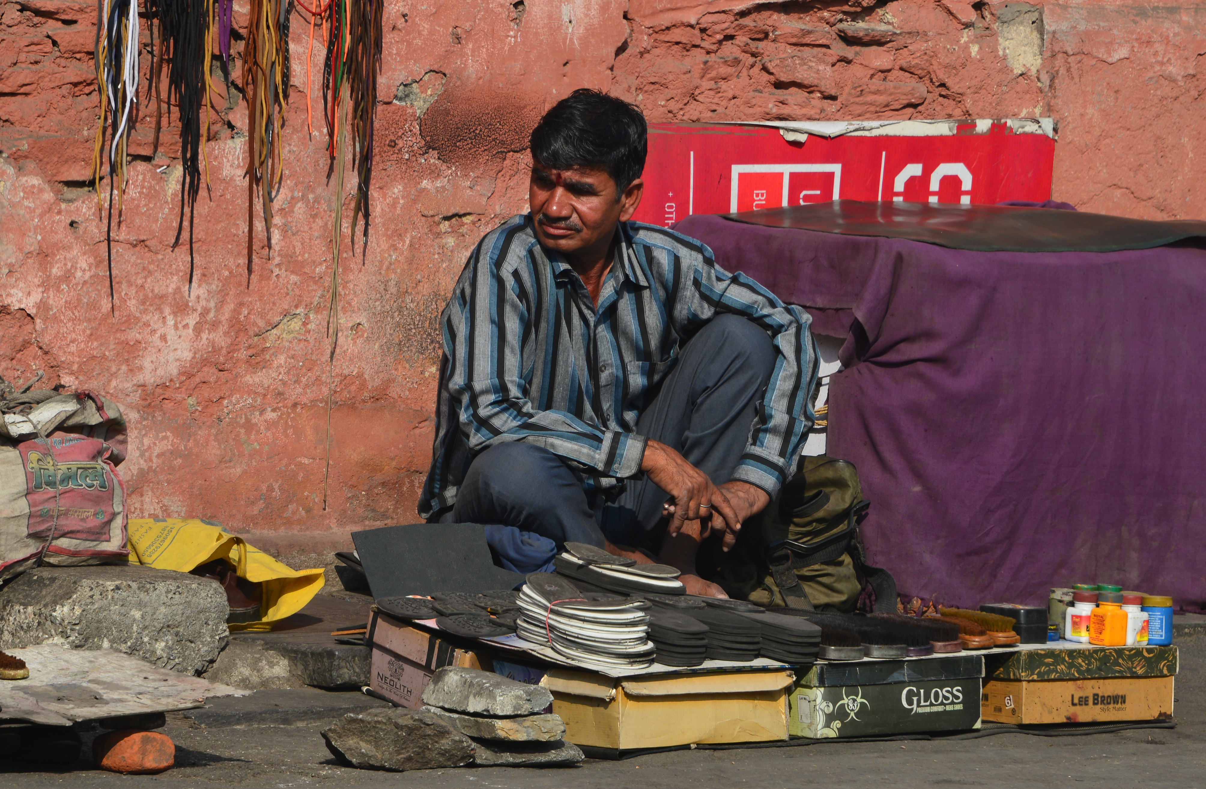 Cobbler in Udaipur