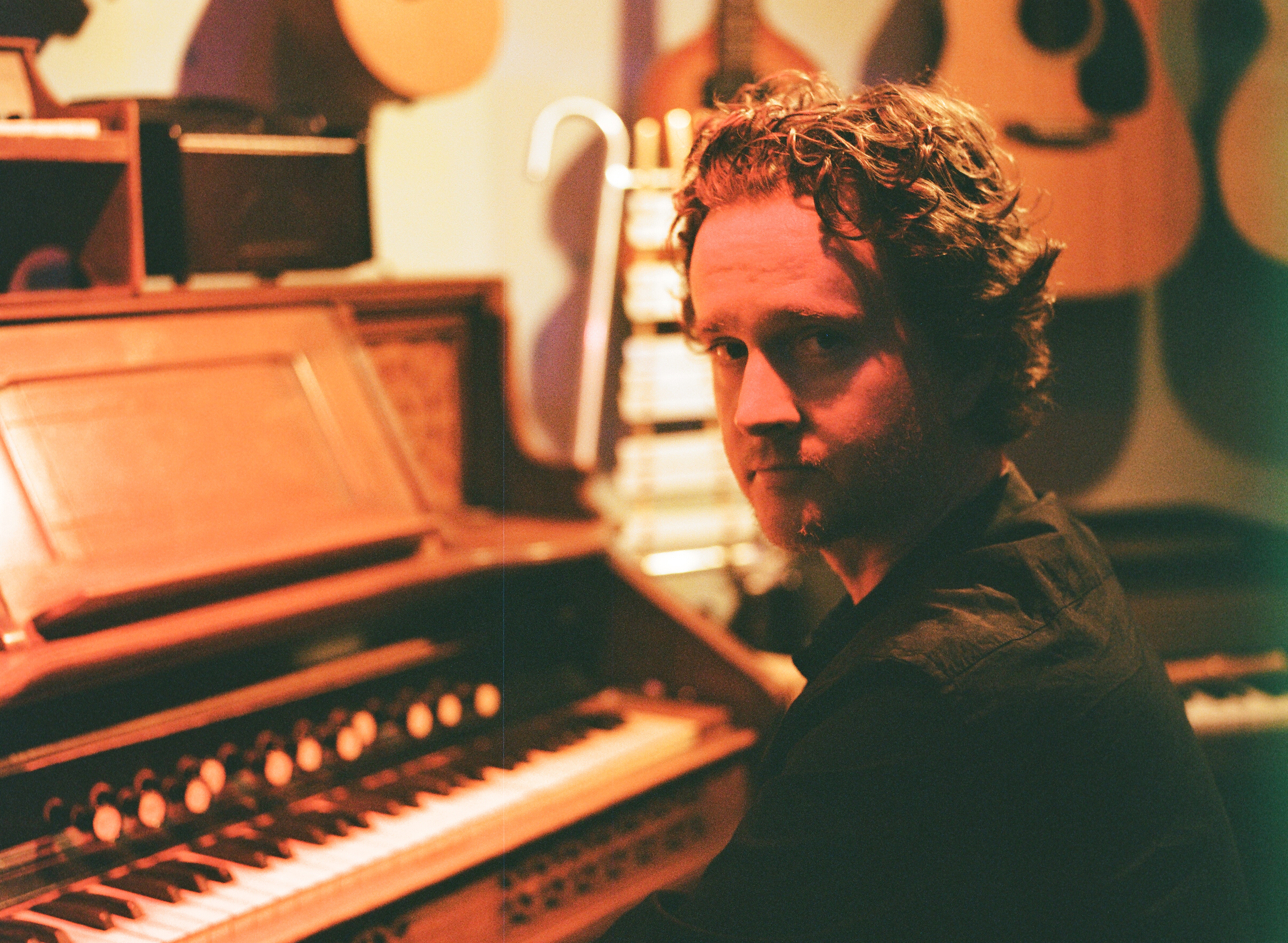 Greg Wells in studio