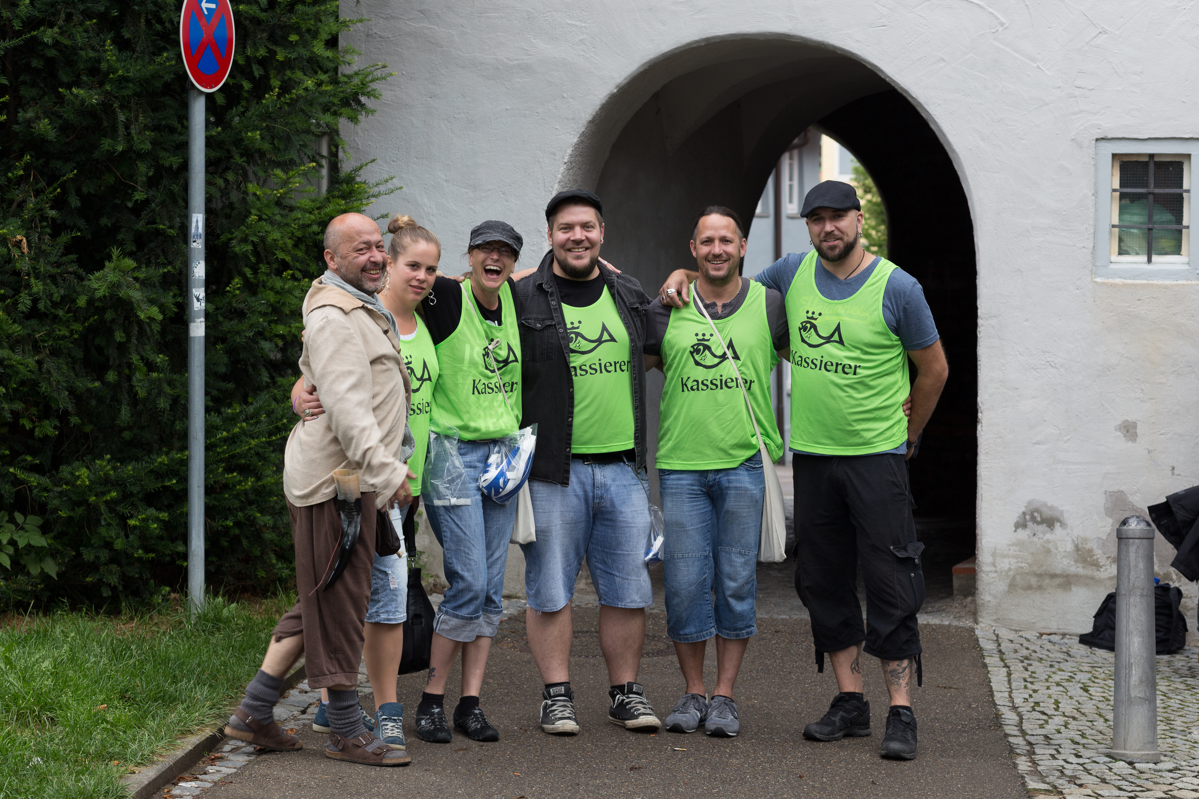 Memmingen - Wallenstein 2016 - Bettler und Kassierer am Lindauer Tor