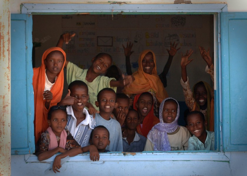 Djibouti Balbala children