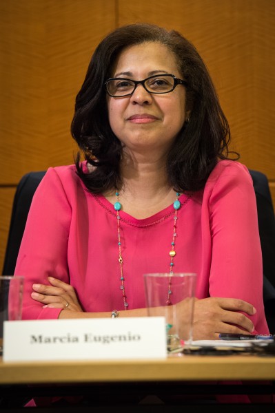 Marcia Eugenio speaks, April 2015