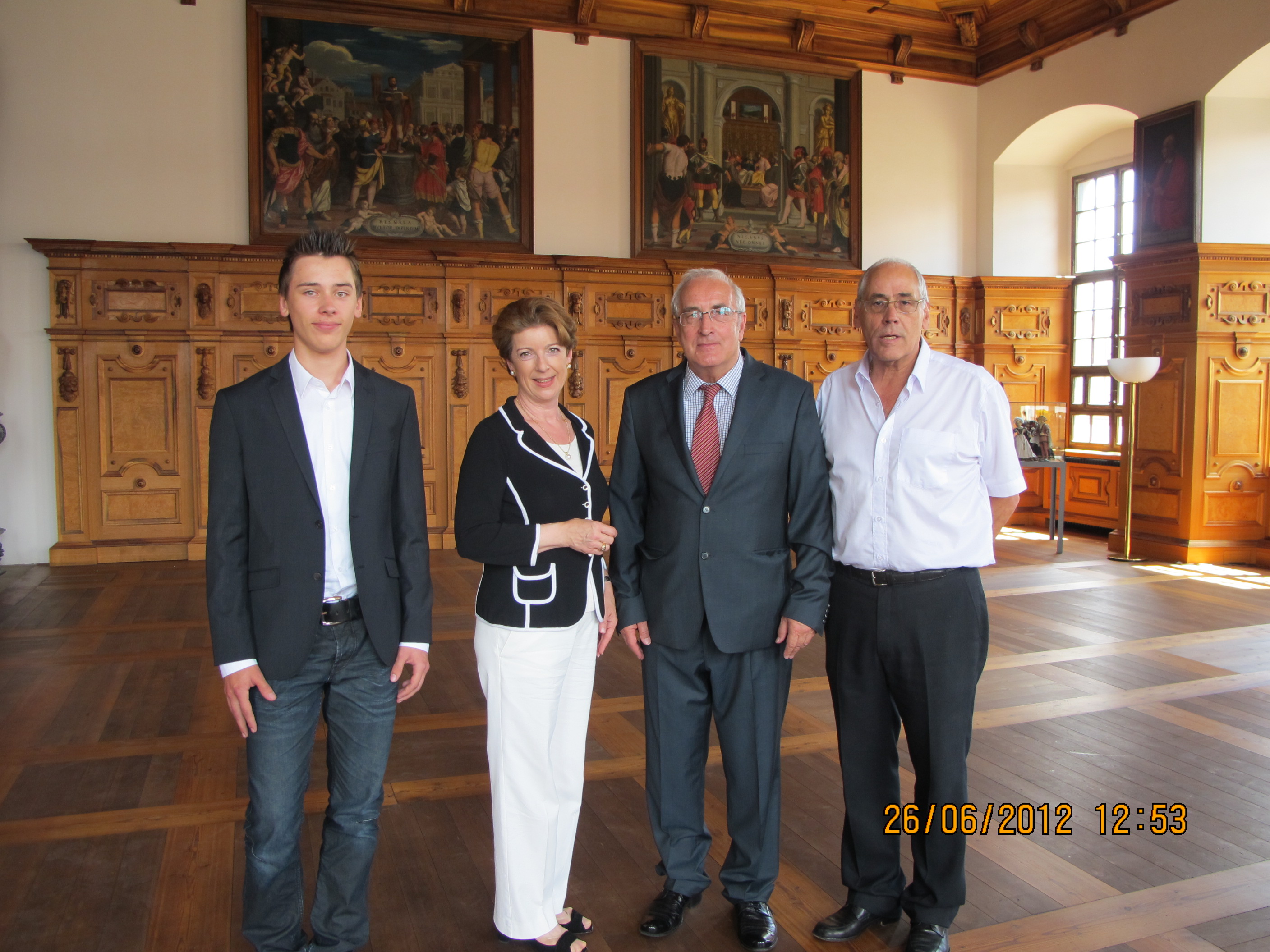 Rathaus Augsburg, Gruppe um Prof. Skotnicki und Dr. Lehmann