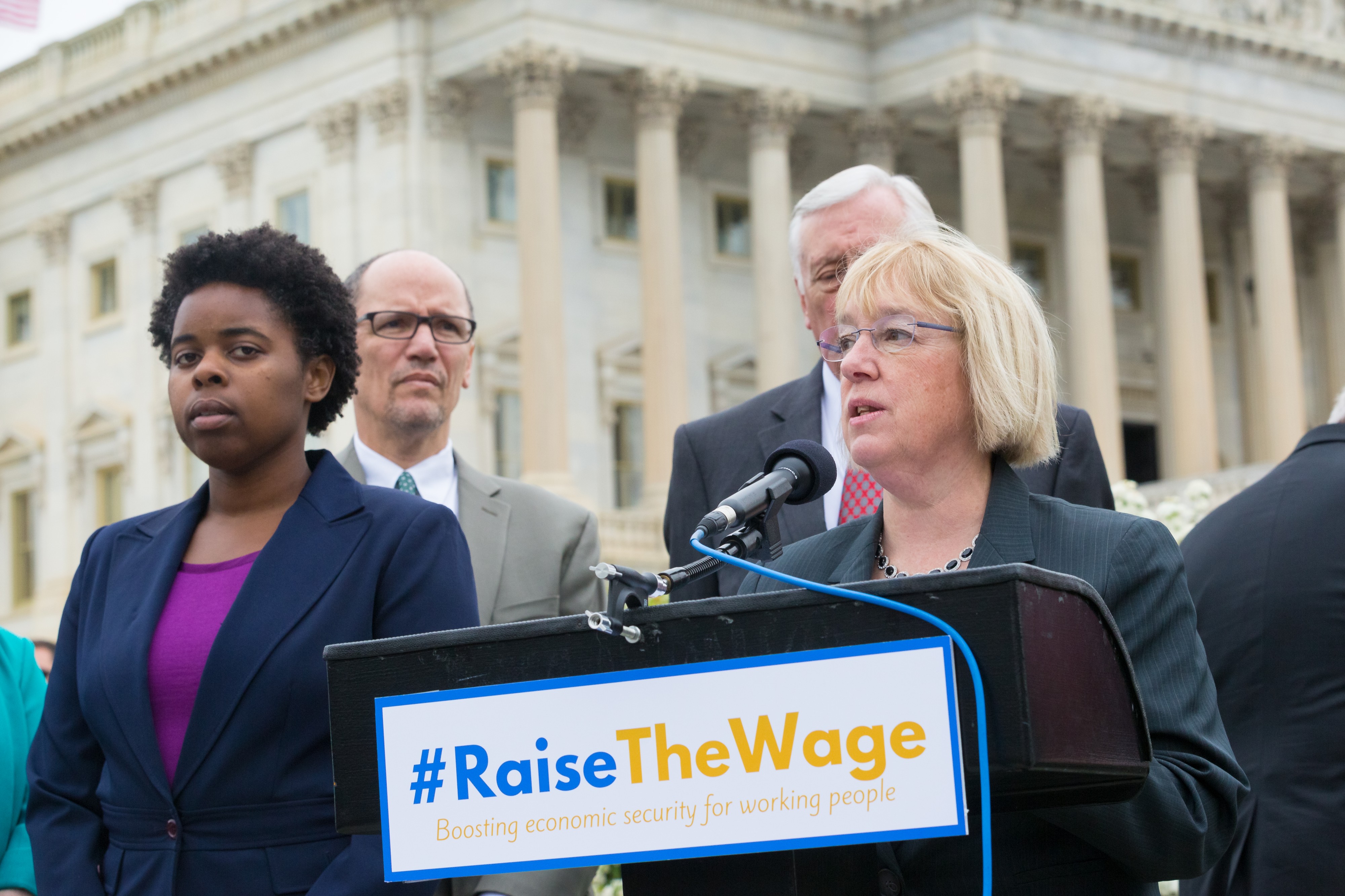 Jessica Wynter Martin, Thomas Perez, Senator Patty Murray - RaisetheWage, April 2016