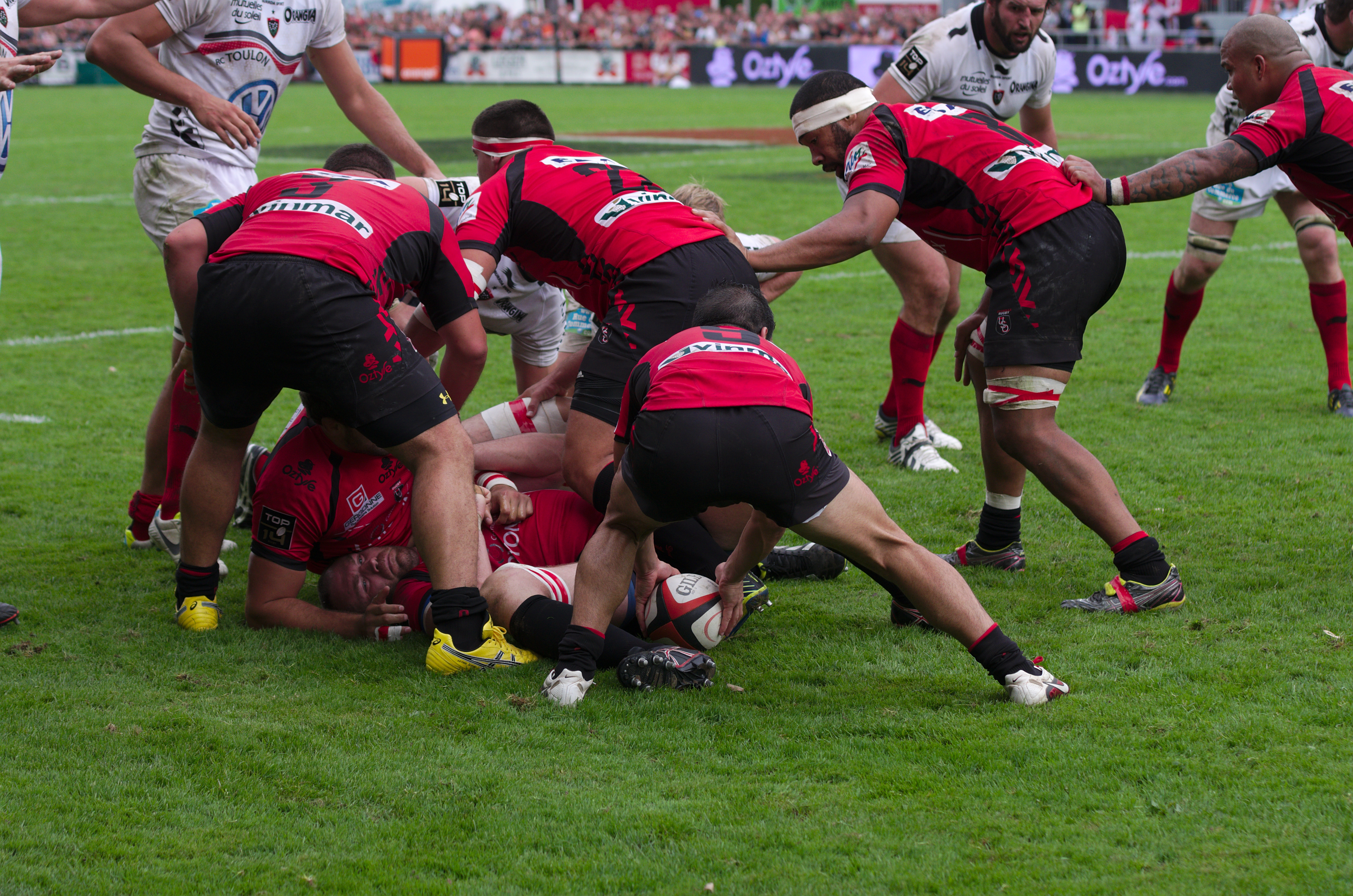 USO - RCT - 28-09-2013 - Stade Mathon - Melée ouverte 18