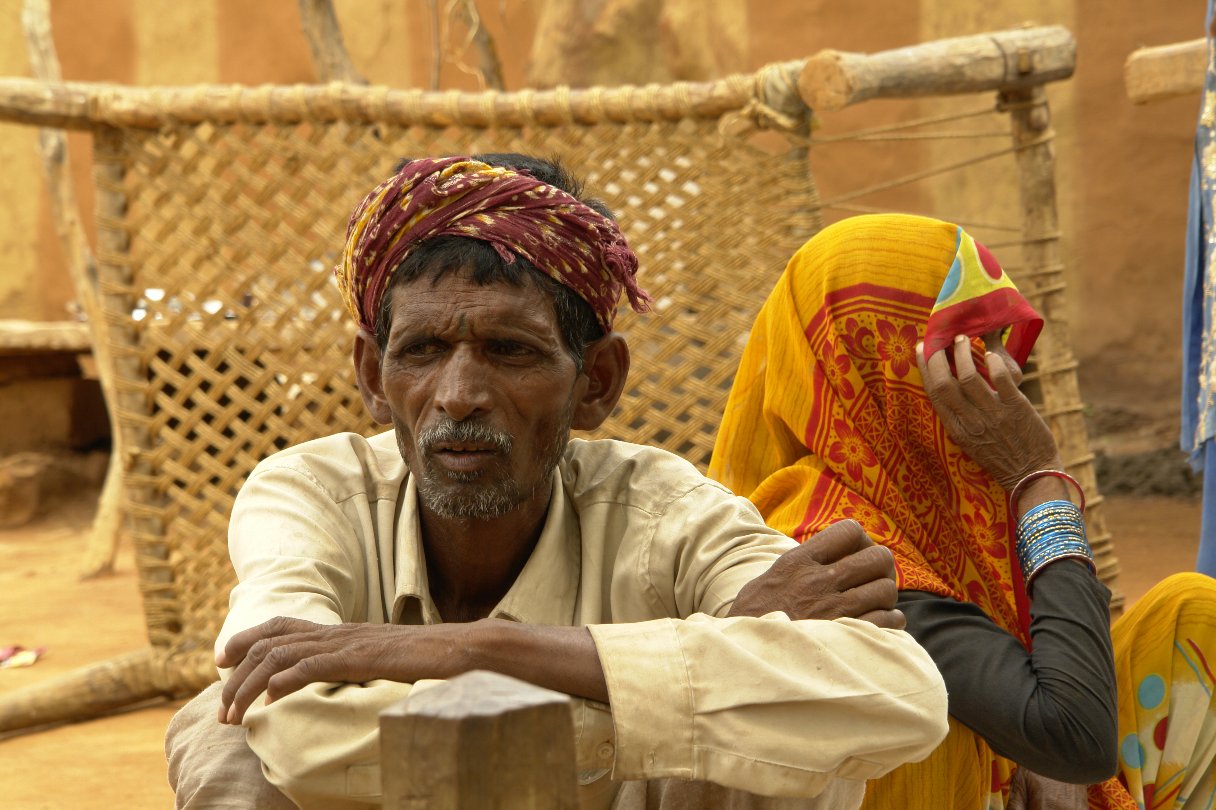 Villageois, Bathpura, district Gwalior