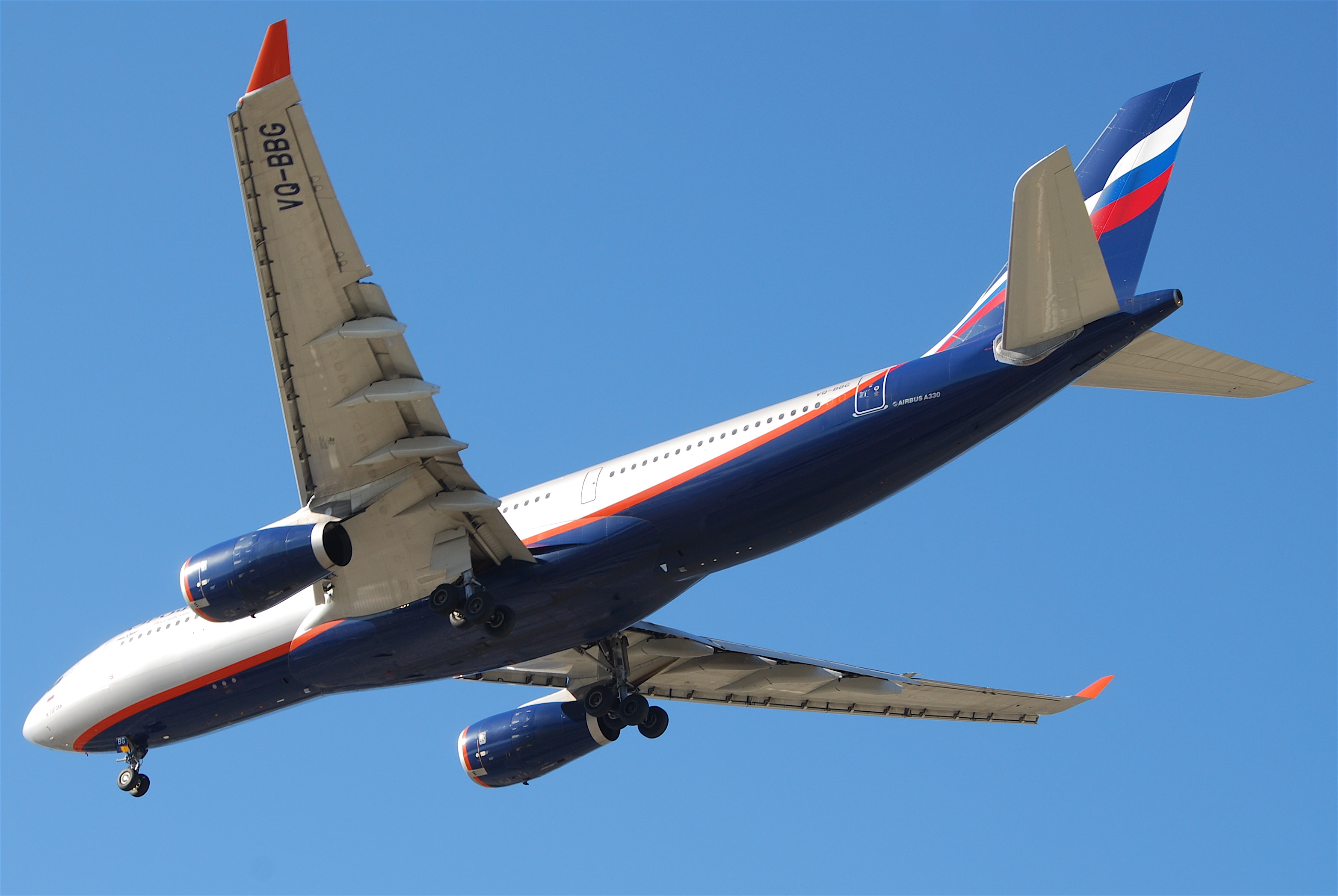 Aeroflot Airbus A330-200; VQ-BBG@LAX;08.10.2011 620cr (6298219043)