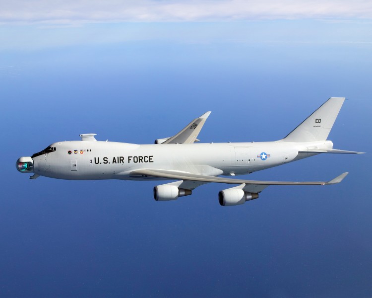 YAL-1A Airborne Laser unstowed