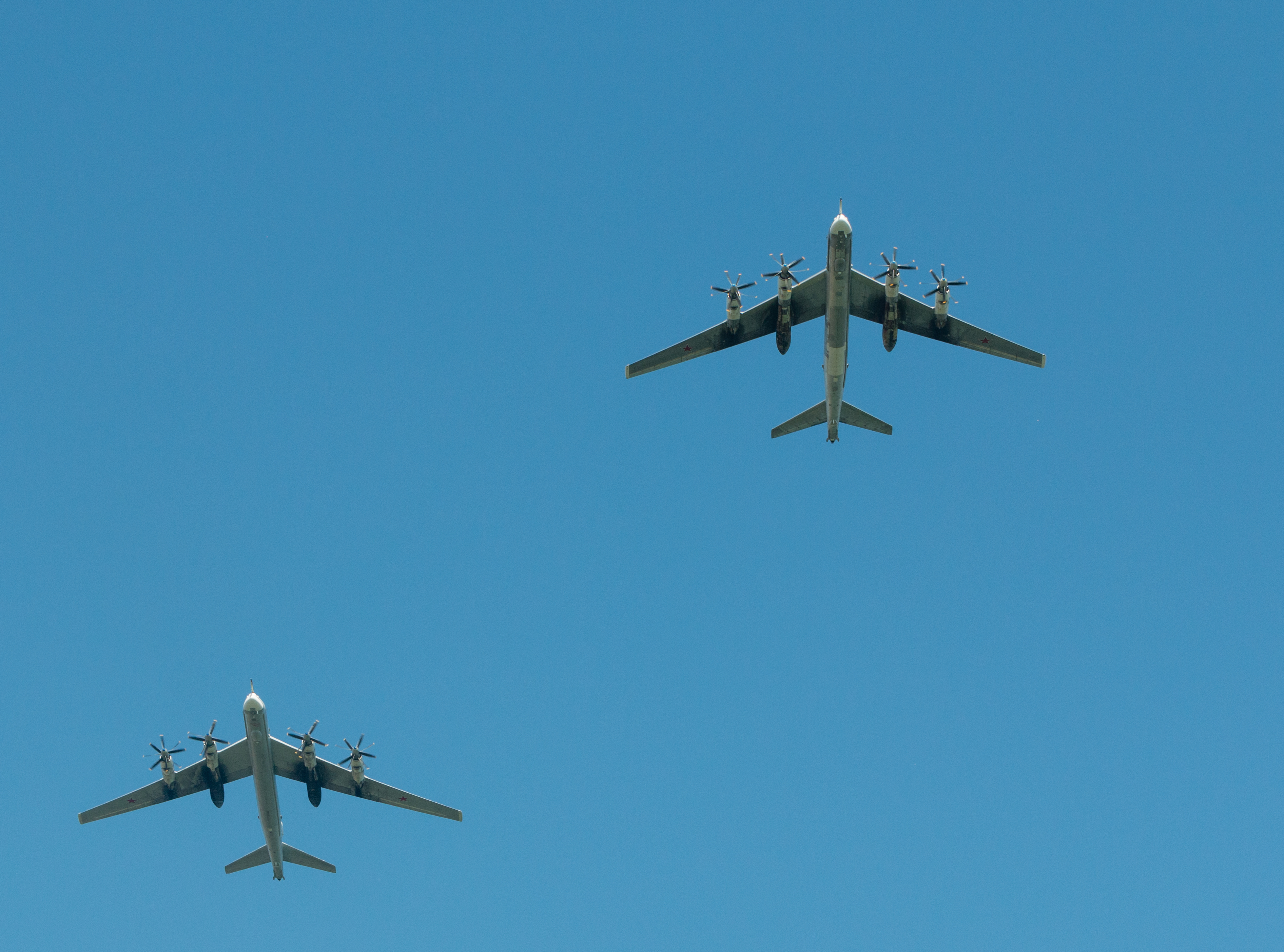 Tu-95 at an Air show in Voronezh 2014