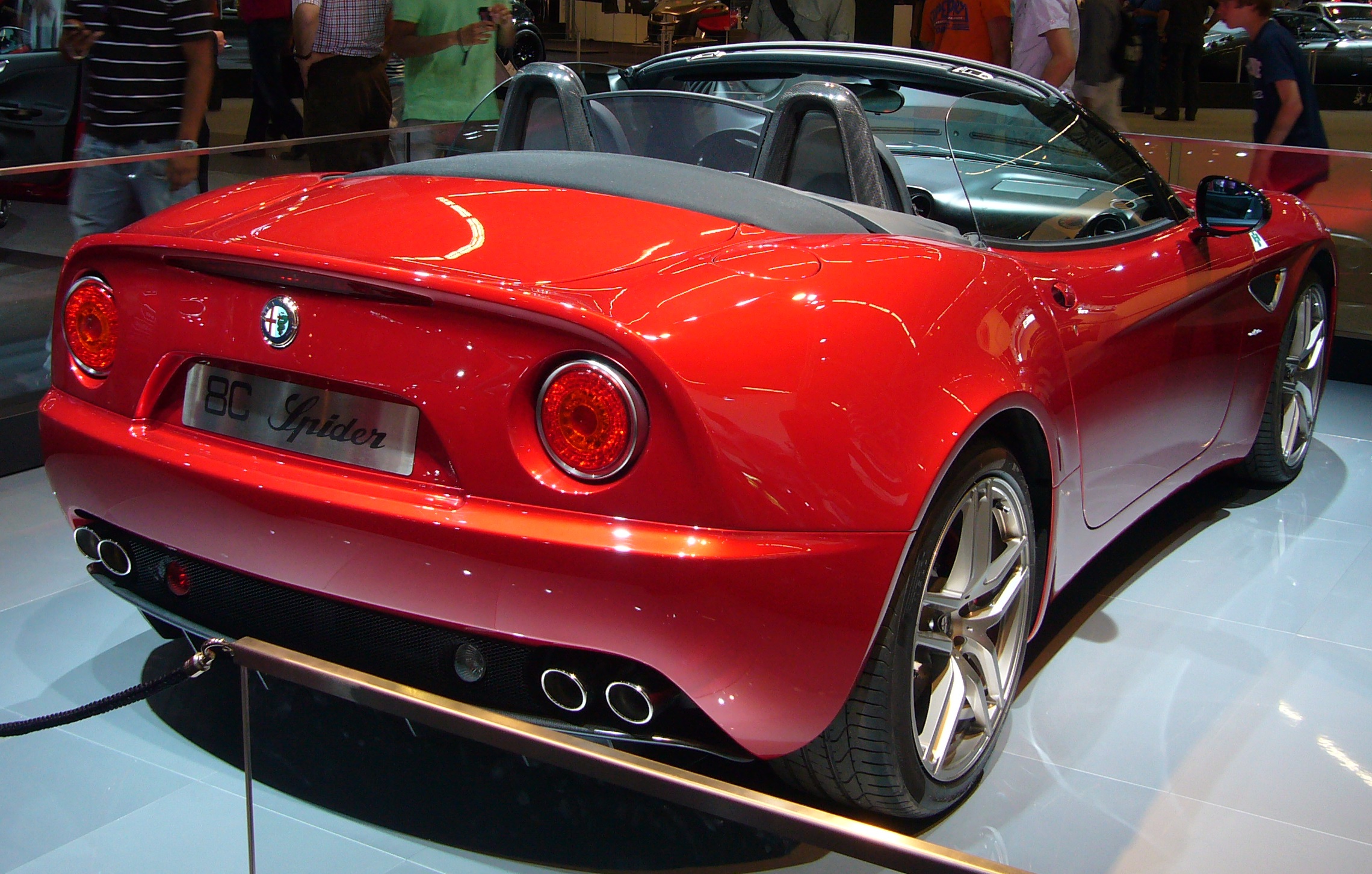 Alfa Romeo 8C Spider (rear quarter)