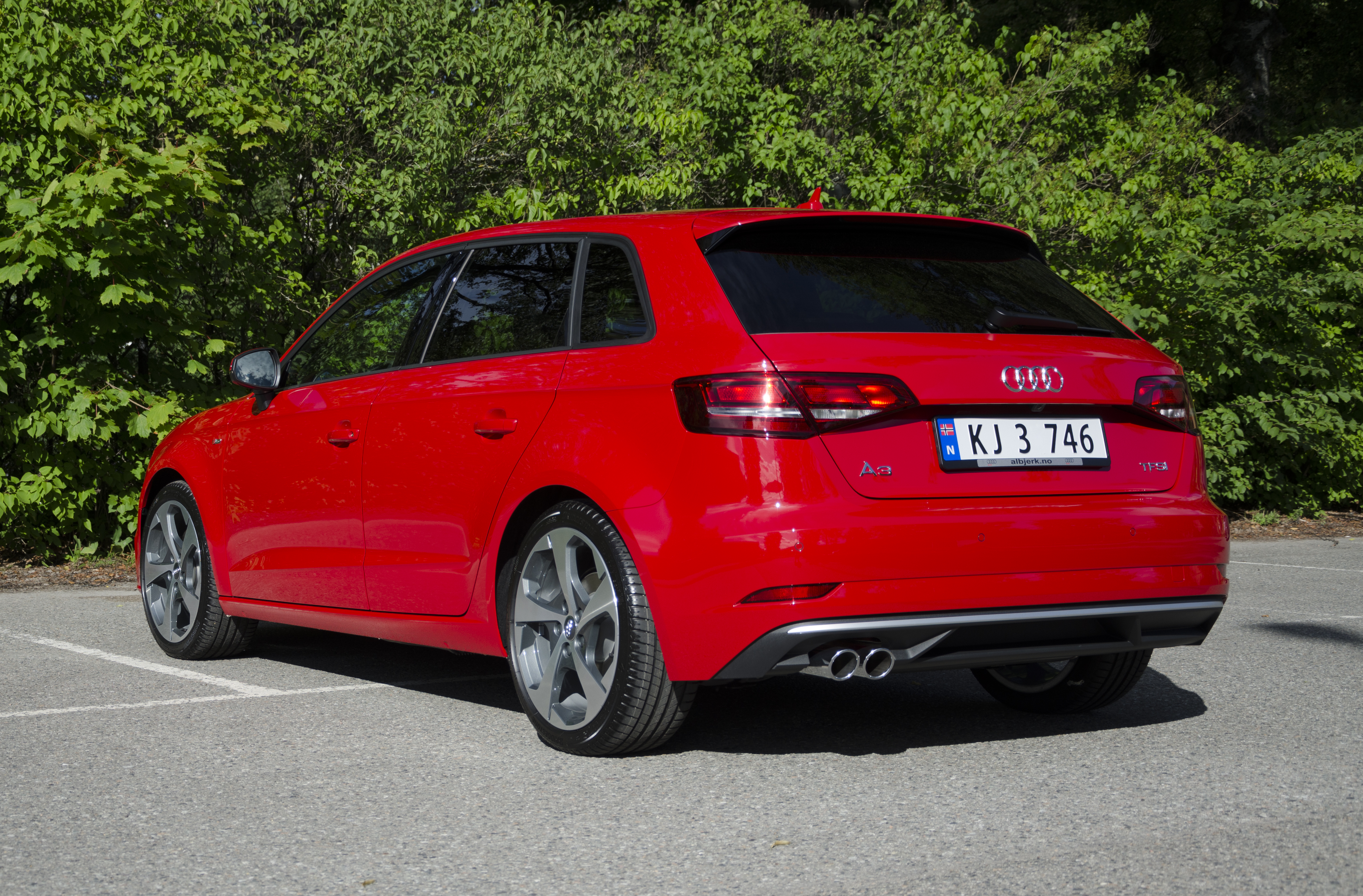 Audi A3 SportBack 2017 (rear)