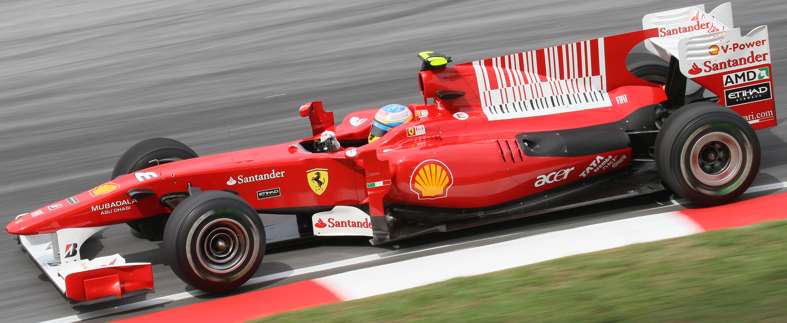 Fernando Alonso 2010 Malaysia 2nd Free Practice