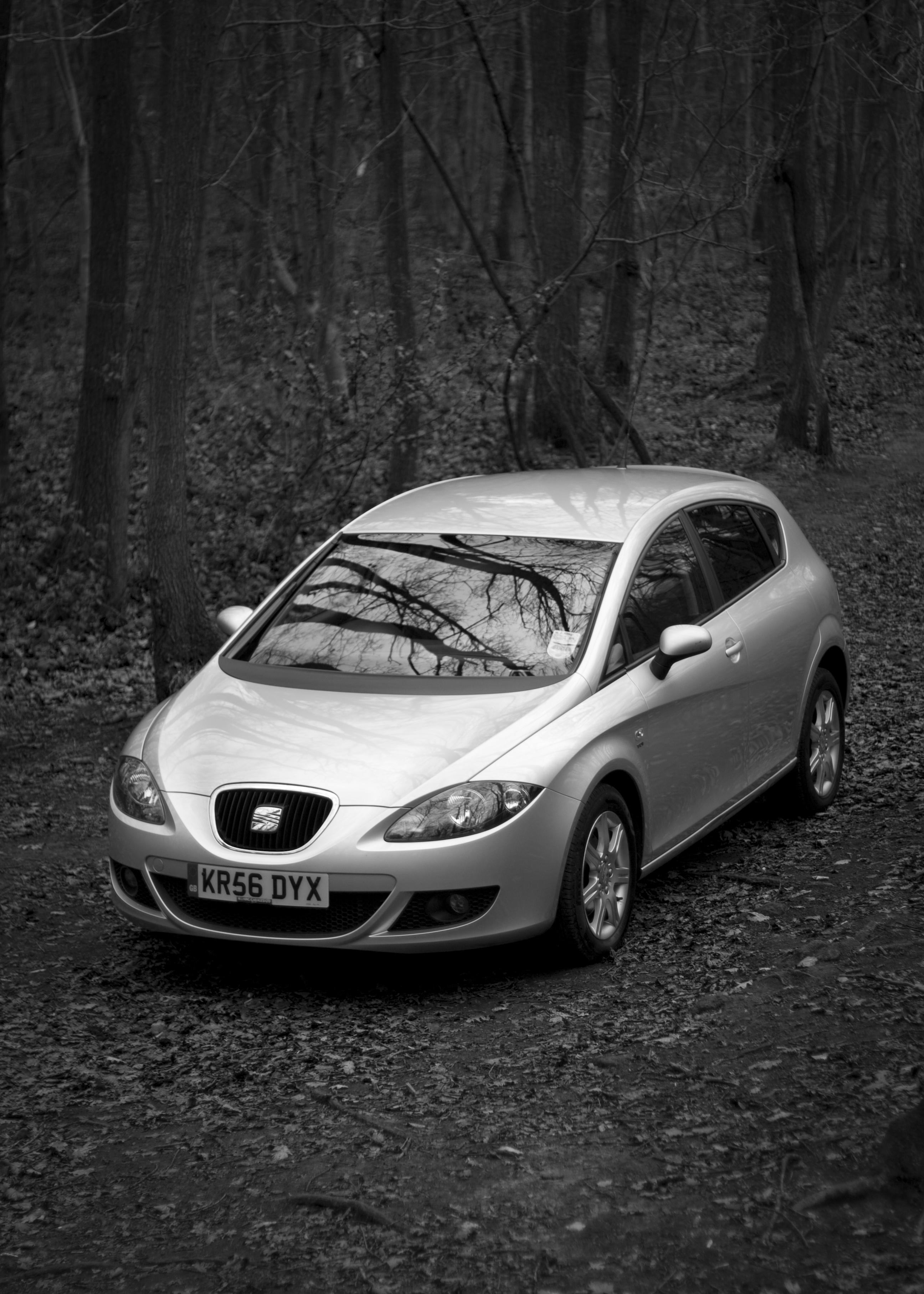 SEAT Leon Mk2 TDI bw front side view