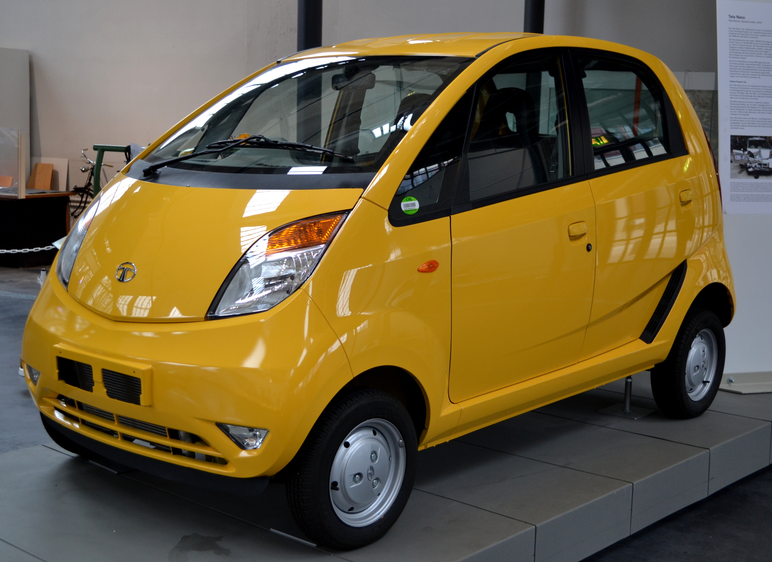 Tata Nano im Verkehrszentrum des Deutschen Museums