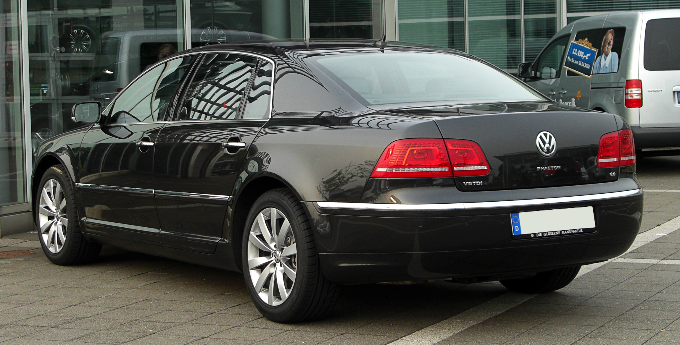 VW Phaeton 3.0 V6 TDI 4MOTION (2. Facelift) – Heckansicht, 19. Mai 2011, Velbert